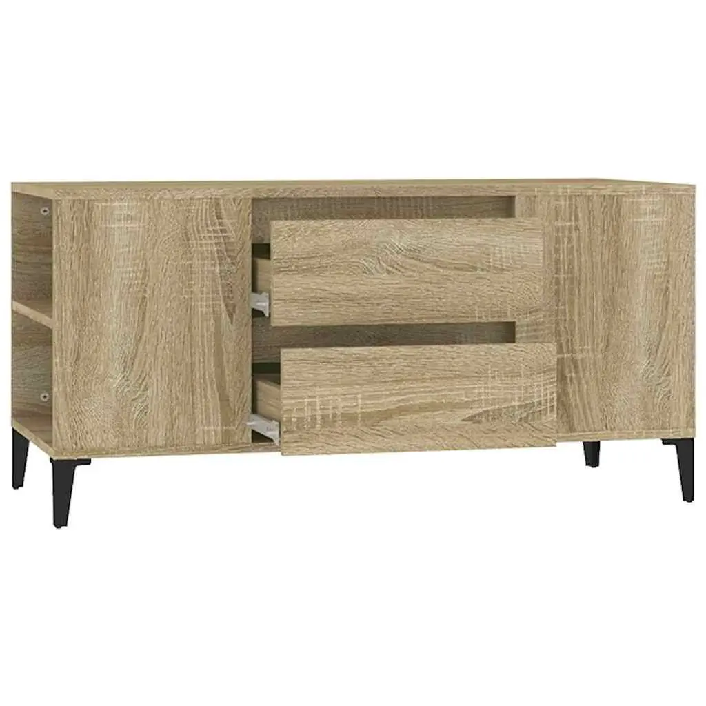 Engineered Wood TV Cabinet in Sonoma Oak Brown