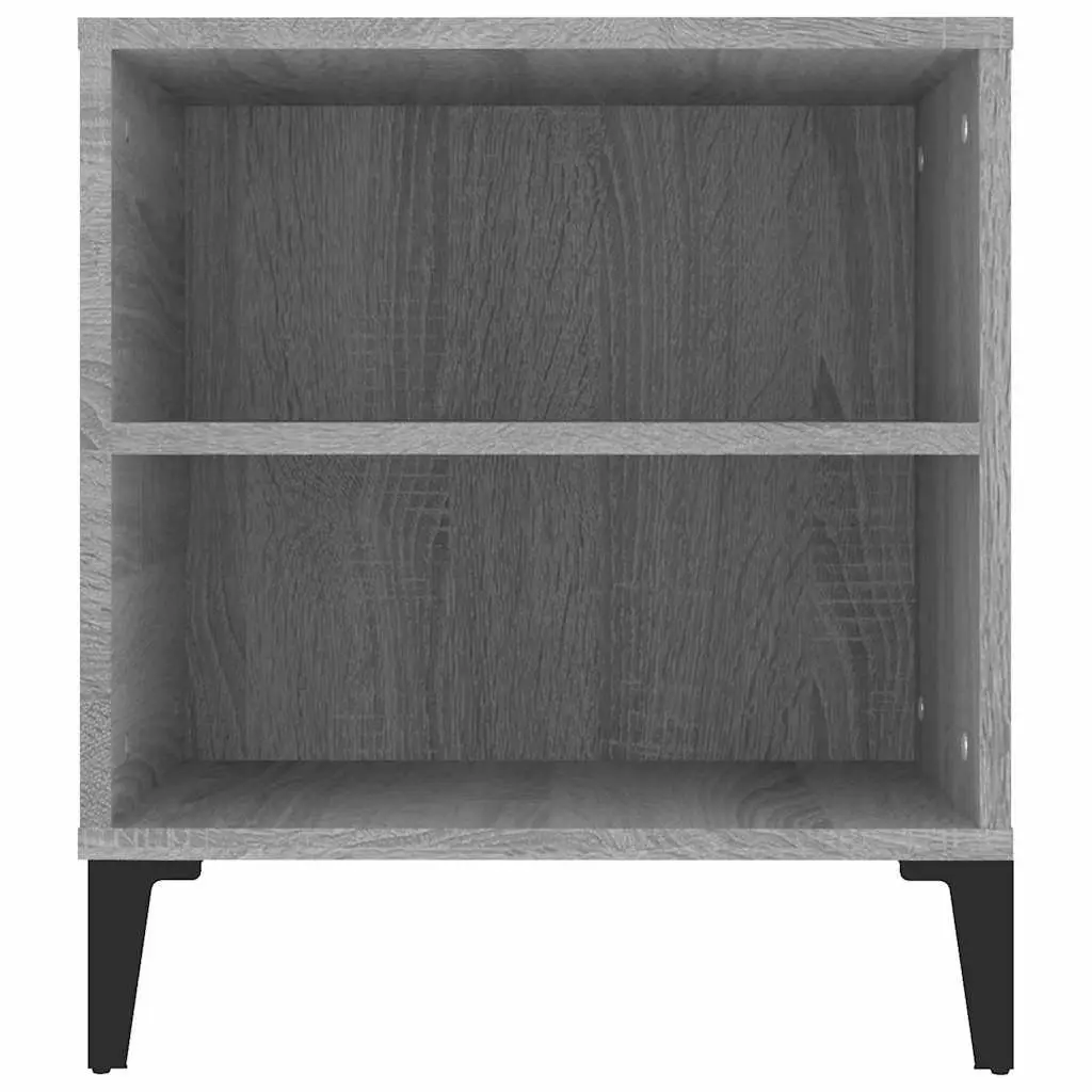 Industrial Style Grey Sonoma TV Cabinet with 4 Compartments