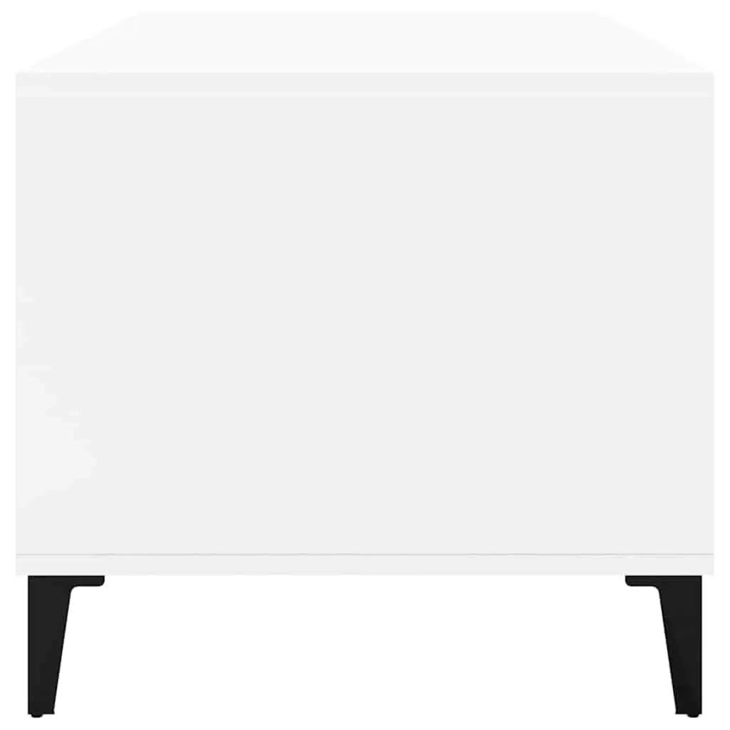 High Gloss White Coffee Table for Living Rooms