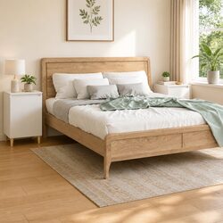 White Bedside Cabinets Set of 2, 40x35x70 cm