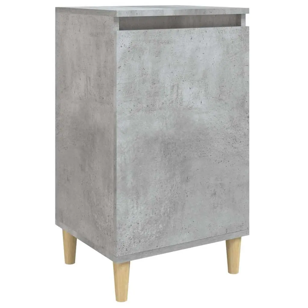 Grey Bedside Cabinet 40x35x70 cm