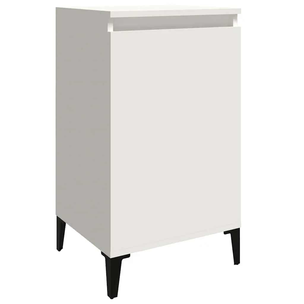 Bedside Cabinets Engineered Wood 40 x 35 x 70 cm White 2 Piece