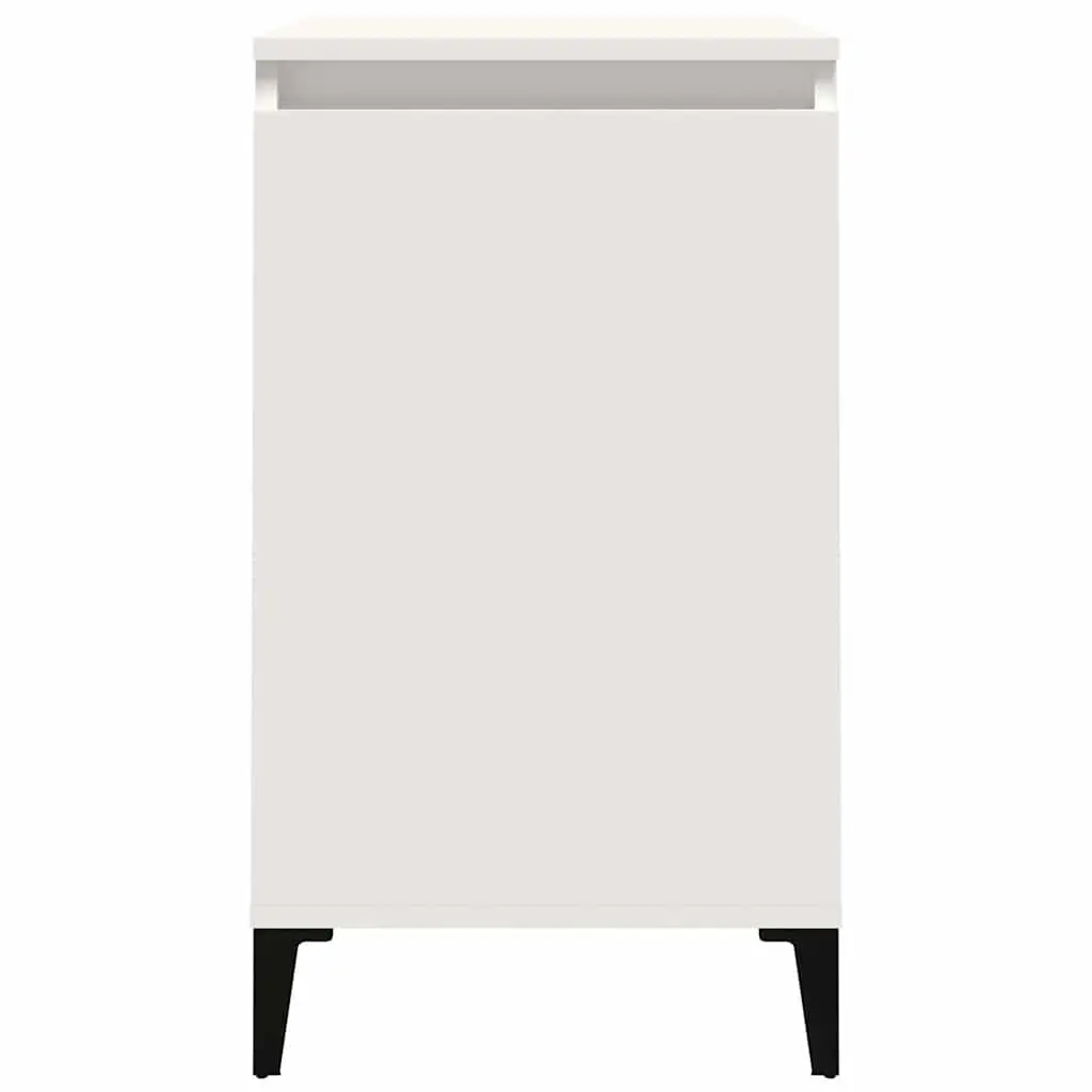 Bedside Cabinets Engineered Wood 40 x 35 x 70 cm White 2 Piece