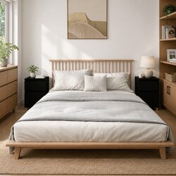 Elegant Black Nightstands Set for Your Bedroom