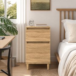 Brown Bedside Cabinet for Stylish Bedroom Storage