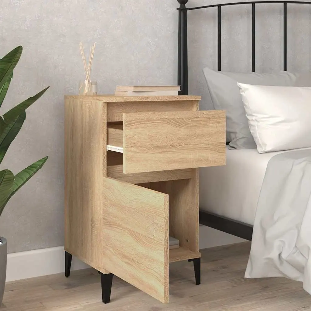 Brown Bedside Cabinet with Ample Storage