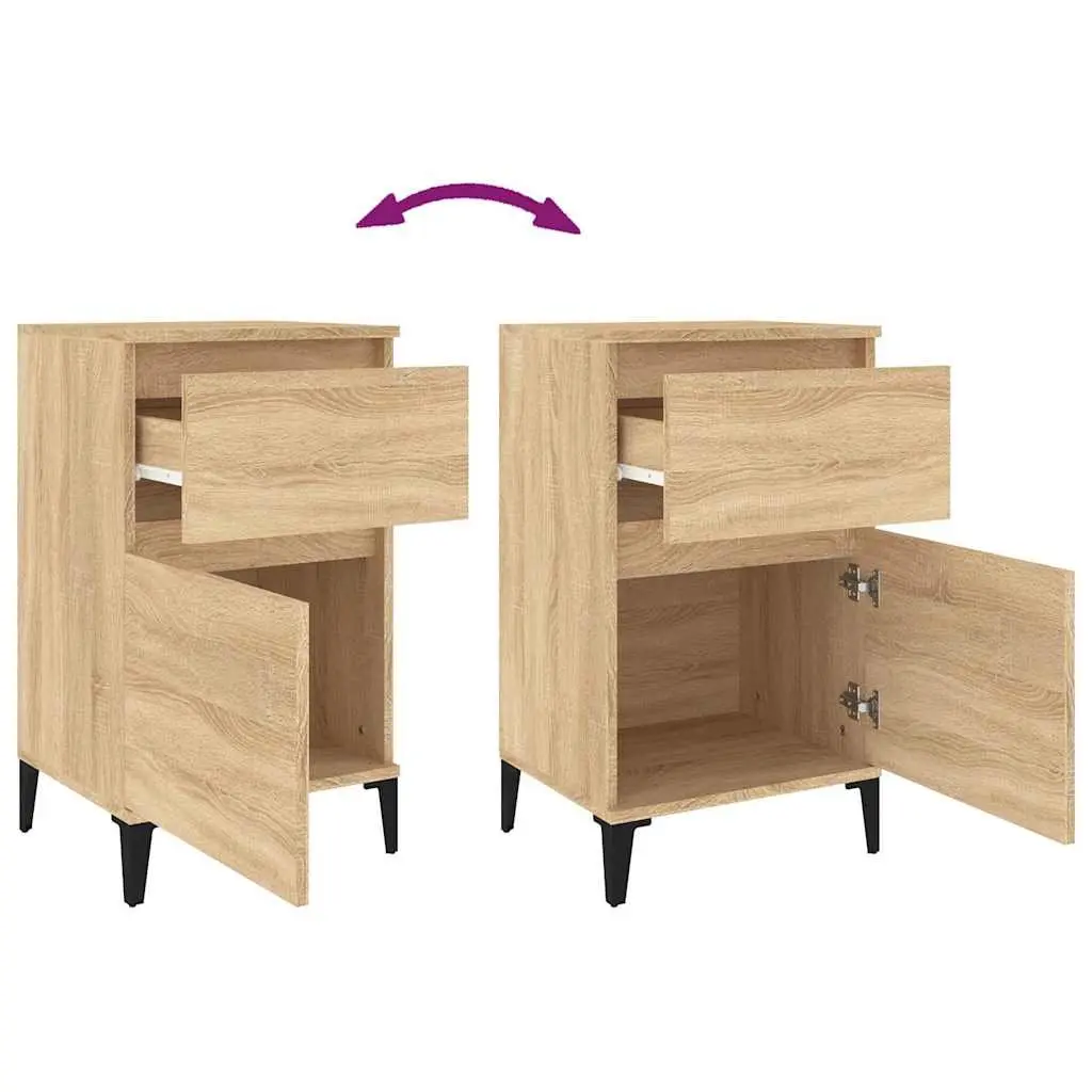 Brown Bedside Cabinet with Ample Storage