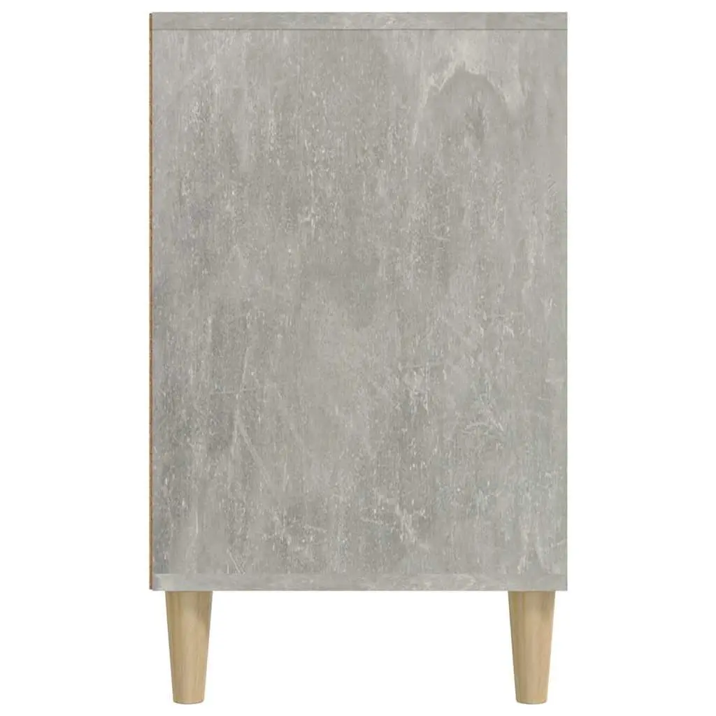 Grey Shoe Cabinet with 5 Compartments