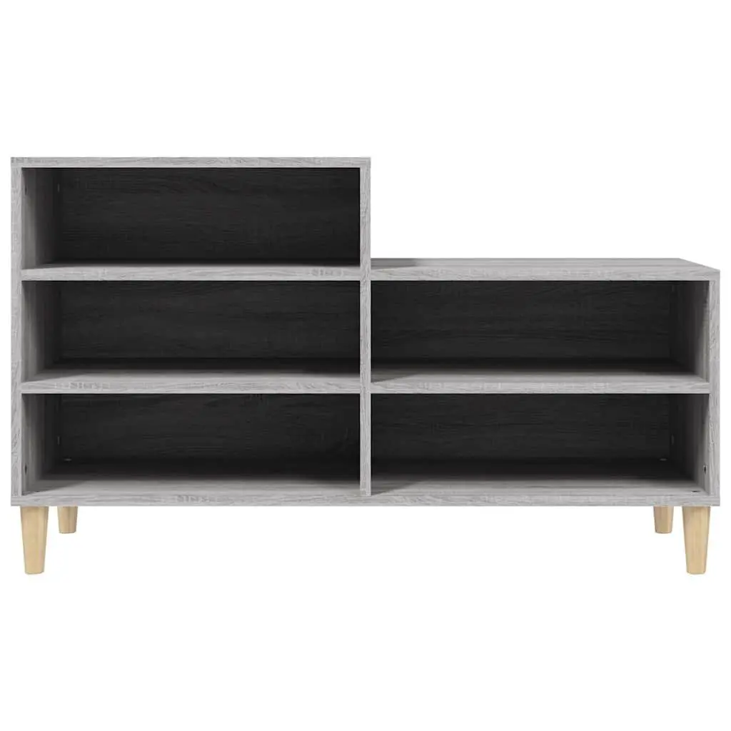 Shoe Cabinet Engineered Wood 102x36x60cm Grey Sonoma