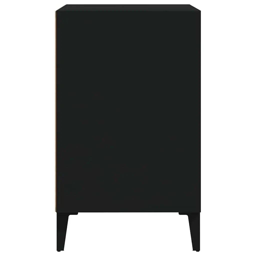 Black Shoe Cabinet with 5 Durable Shelves