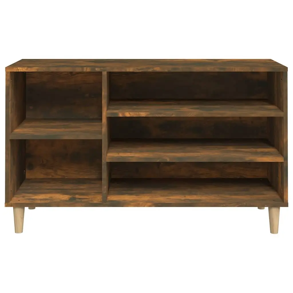 Brown Engineered Wood Shoe Cabinet with Ample Storage