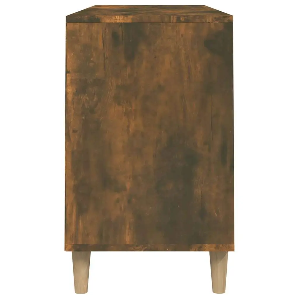 Brown Engineered Wood Shoe Cabinet with Ample Storage