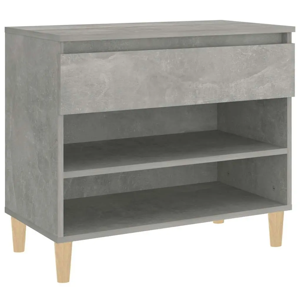 Shoe Cabinet Engineered Wood 70x36x60cm Grey