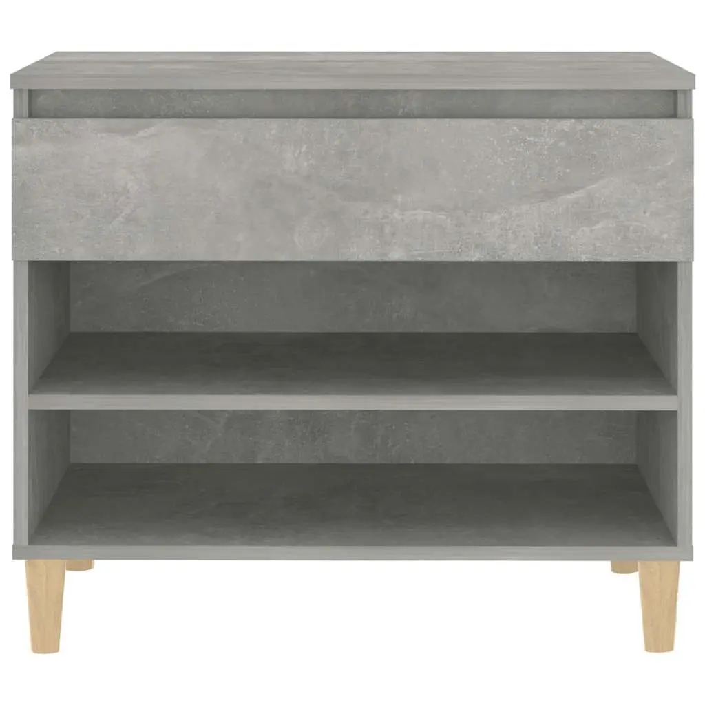 Shoe Cabinet Engineered Wood 70x36x60cm Grey