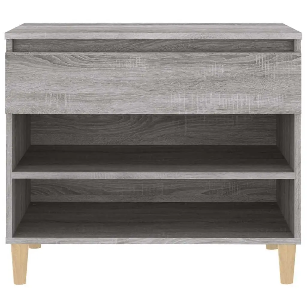 Shoe Cabinet Engineered Wood 70x36x60 cm Grey Sonoma