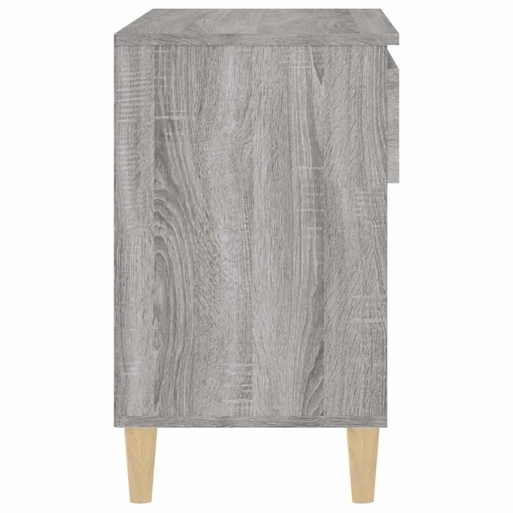 Shoe Cabinet Engineered Wood 70x36x60 cm Grey Sonoma