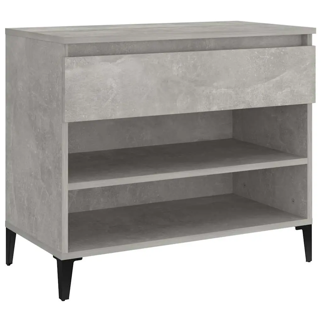 Shoe Cabinet Engineered Wood 70W x 36D x 60H cm Grey
