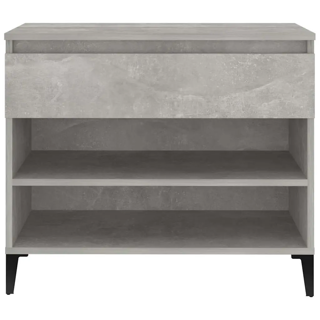 Shoe Cabinet Engineered Wood 70W x 36D x 60H cm Grey