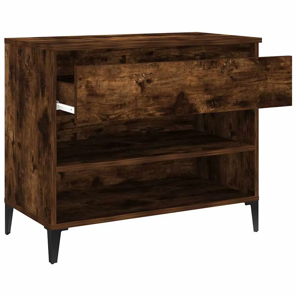 Shoe Cabinet Engineered Wood 70W x 36D x 60H cm Brown