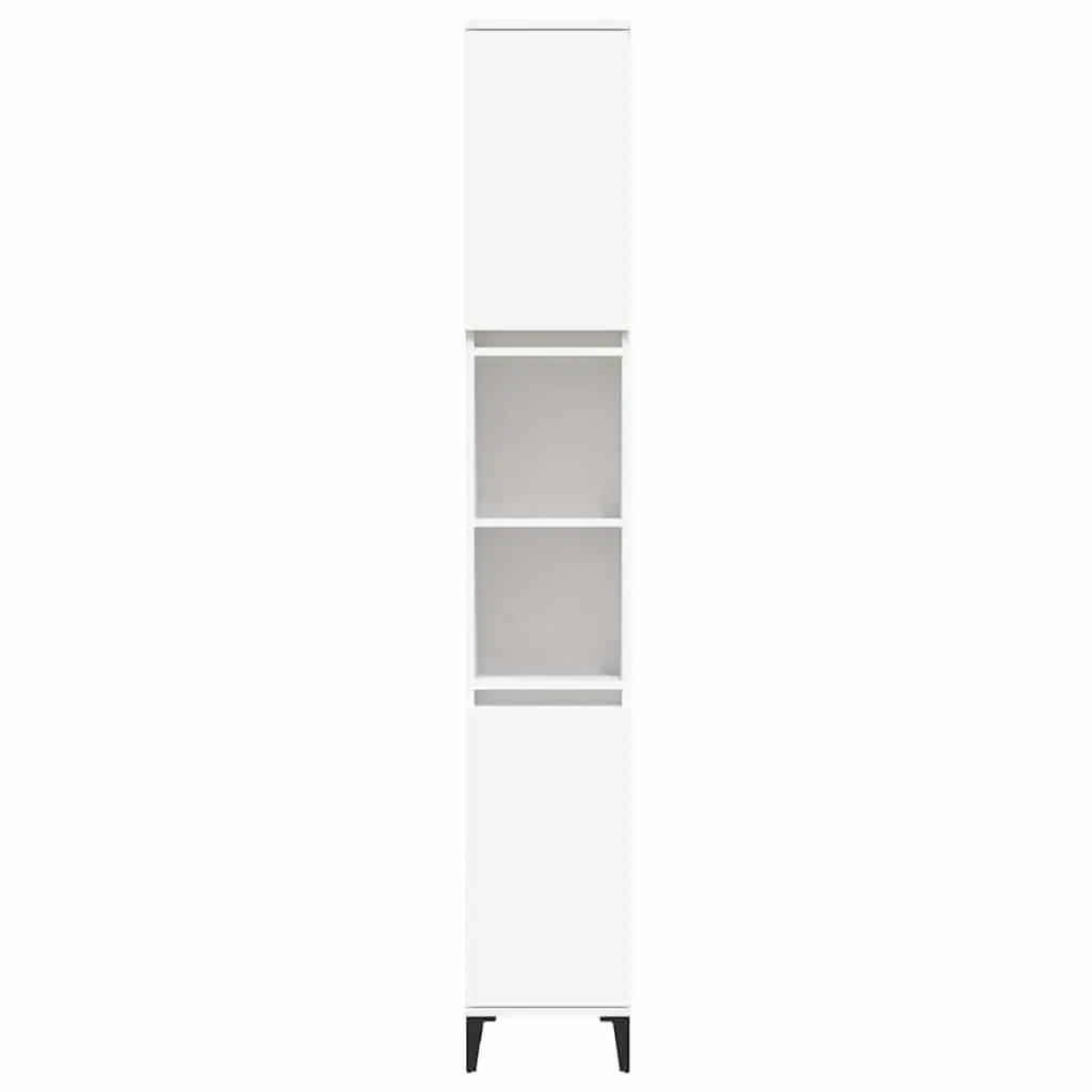 White Bathroom Vanity Cabinet for Organized Storage