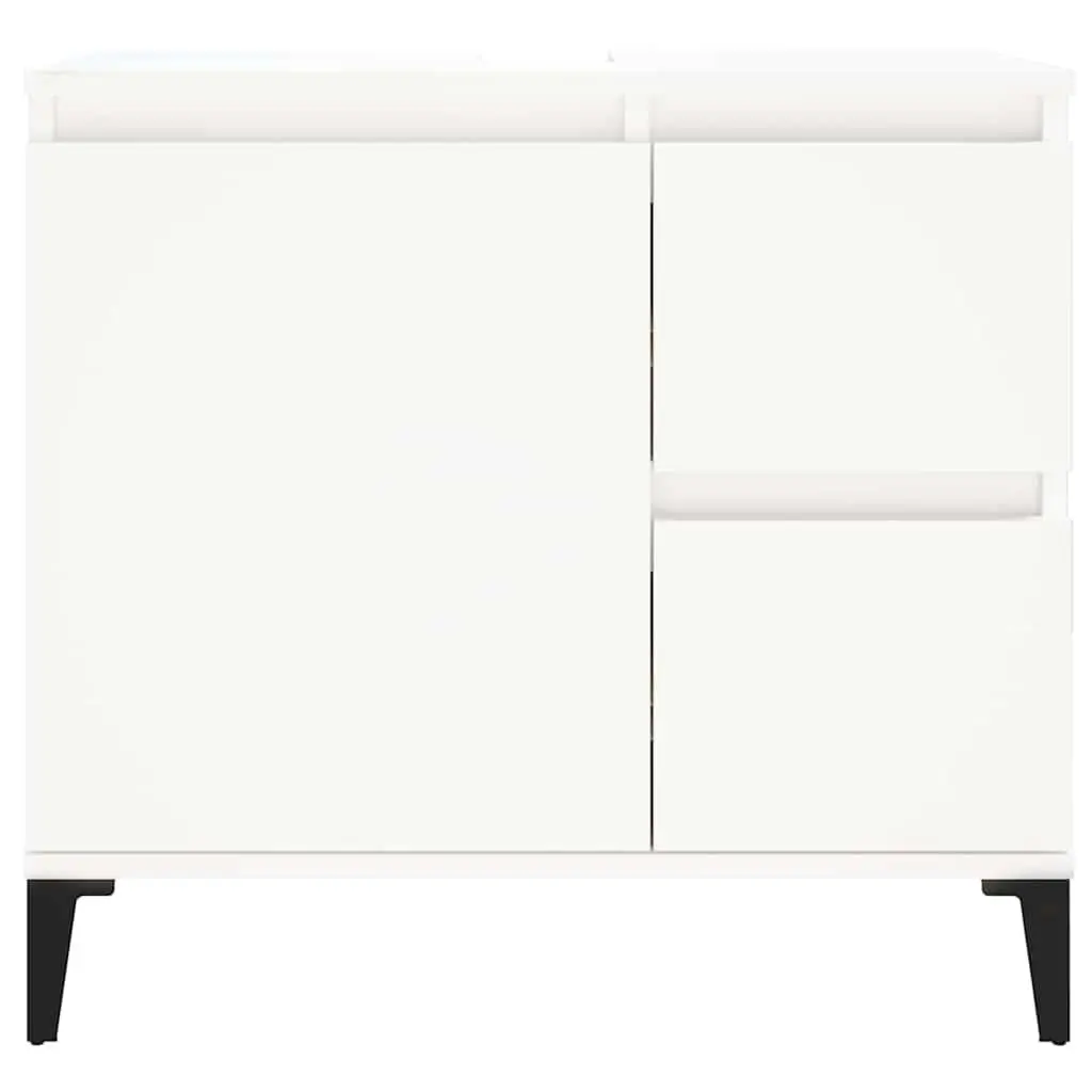 White Bathroom Vanity Cabinet with 2 Drawers