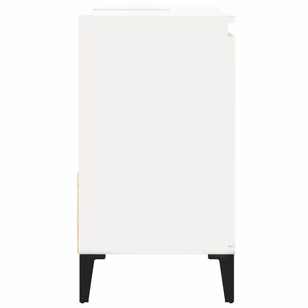White Bathroom Vanity Cabinet with 2 Drawers