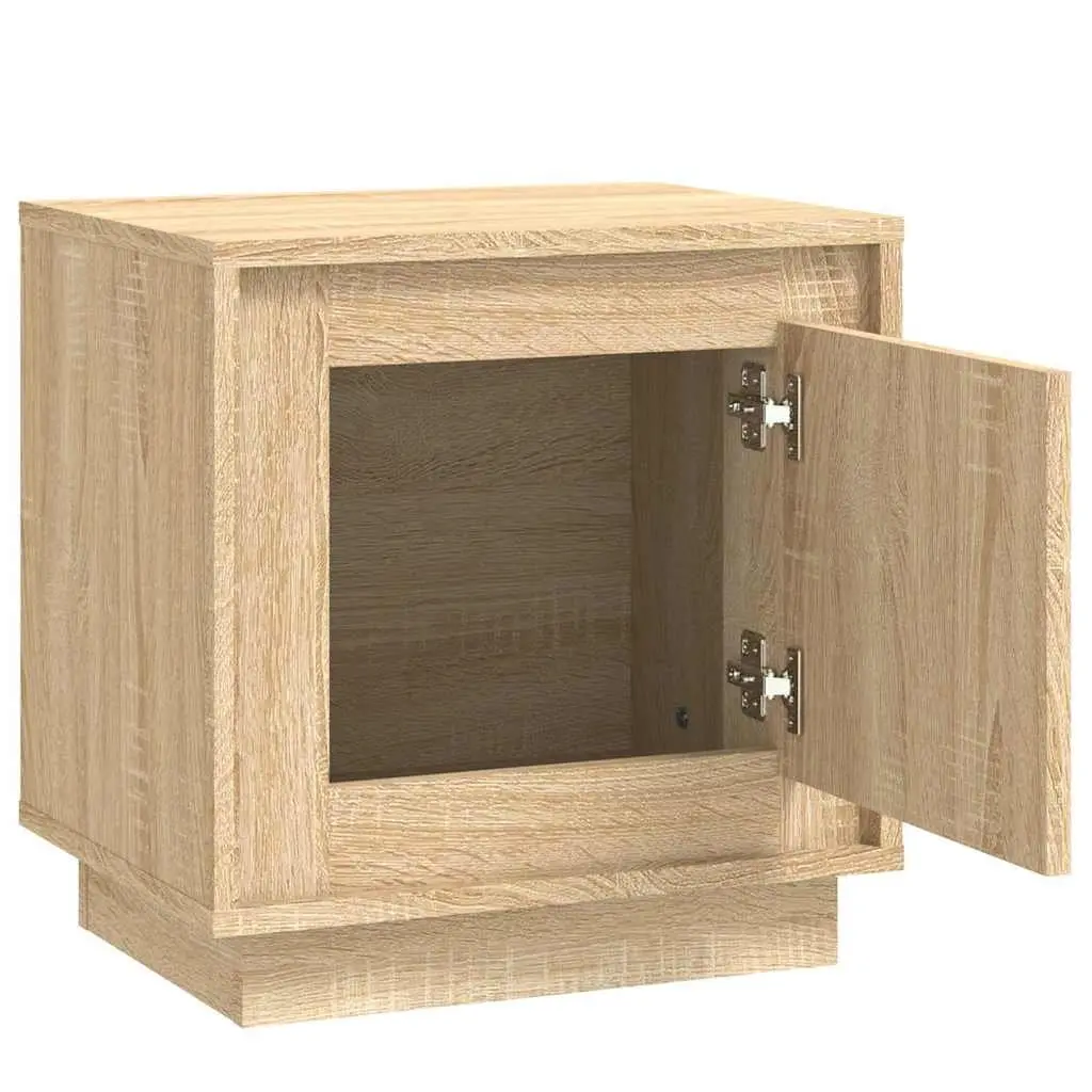 Bedside Cabinets 2 pcs Brown 44x35x45 cm Modern Nightstand Storage Table