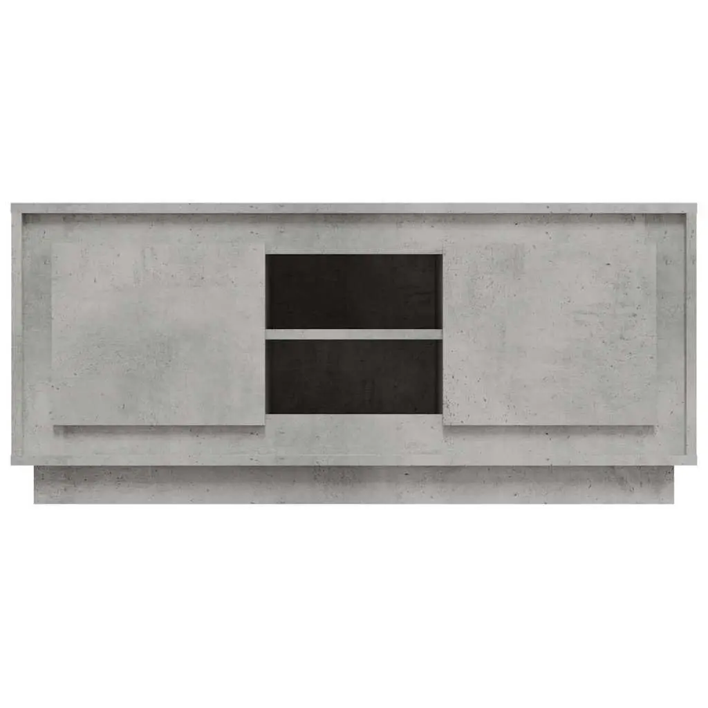 Grey TV Cabinet 102x35x45 cm Media Stand