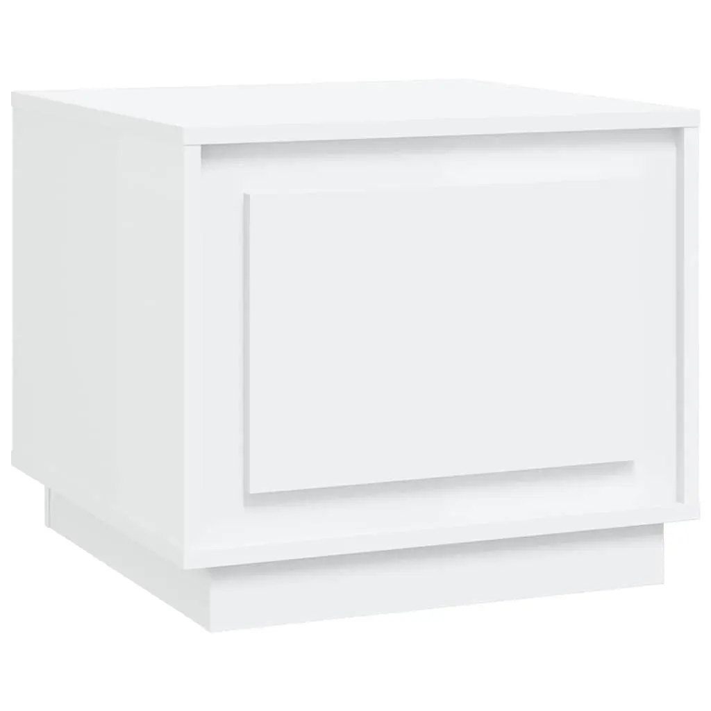 White Coffee Table Storage Cabinet for Living Rooms