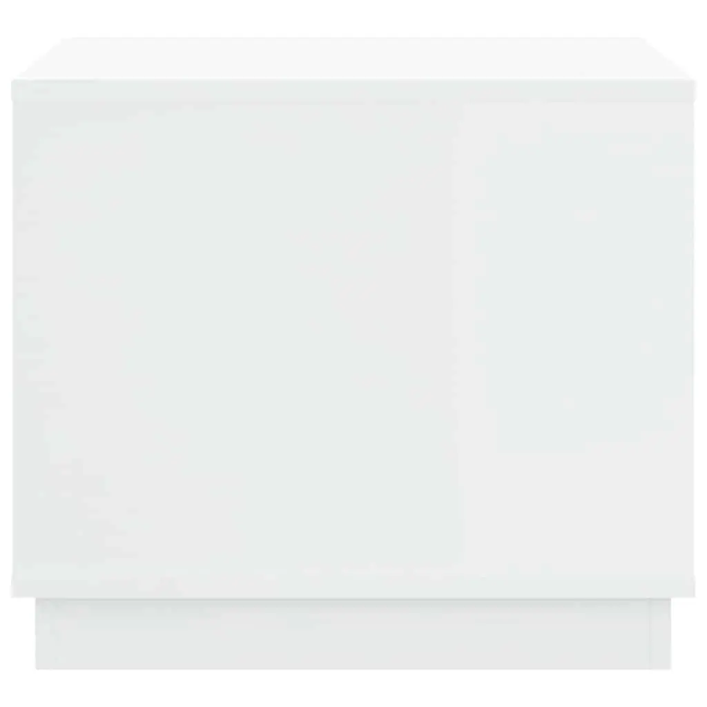 White Coffee Table Storage Cabinet for Living Rooms
