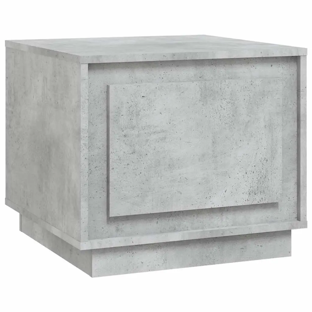 Grey Engineered Wood Coffee Table with Storage 51x50x44cm