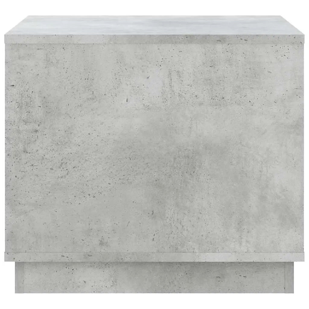 Grey Engineered Wood Coffee Table with Storage 51x50x44cm