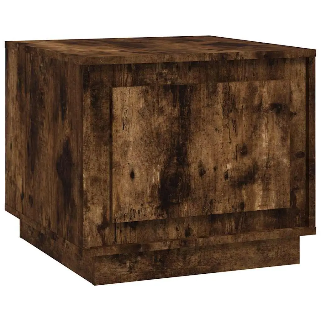 Engineered Wood Coffee Table with Storage in Smoked Oak