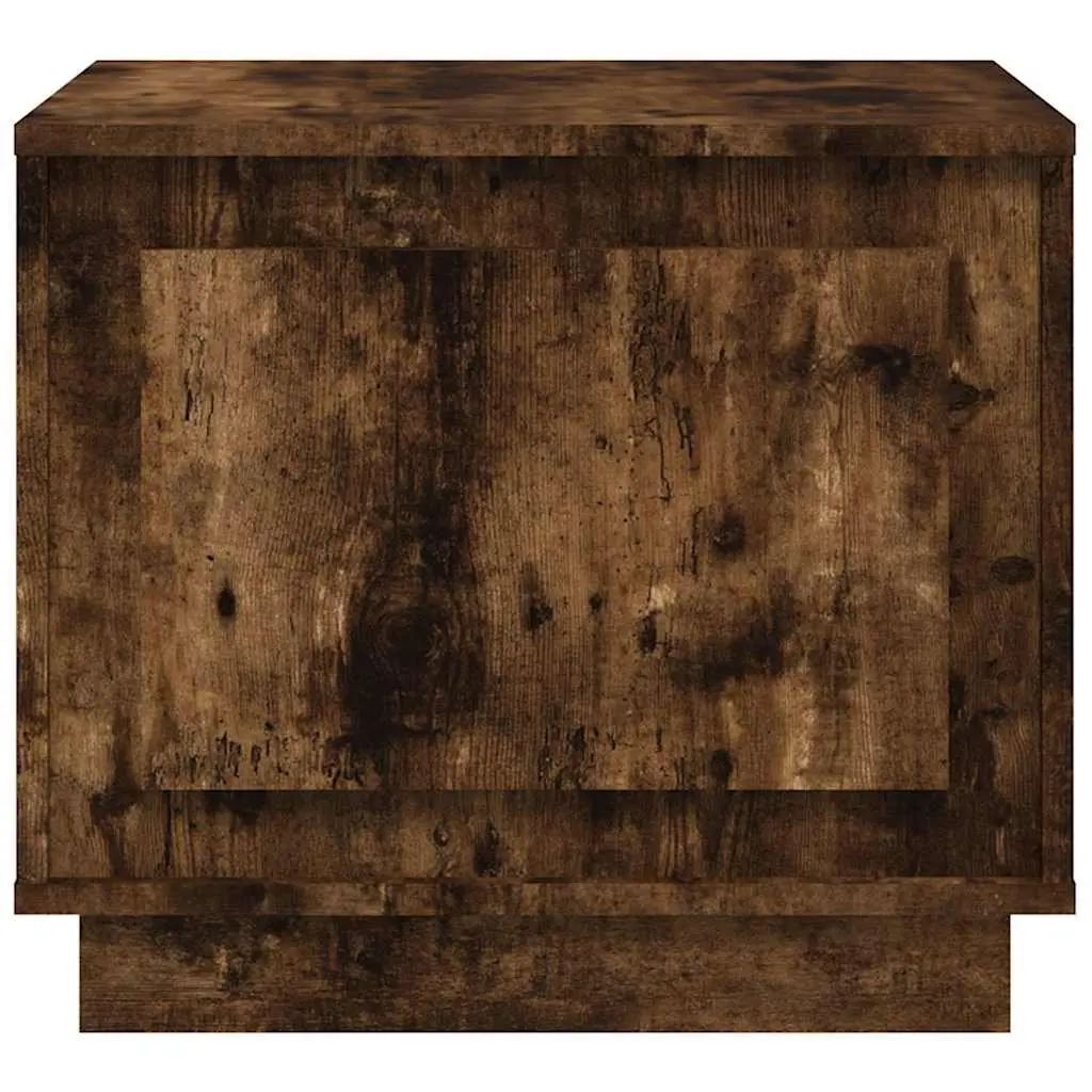 Engineered Wood Coffee Table with Storage in Smoked Oak