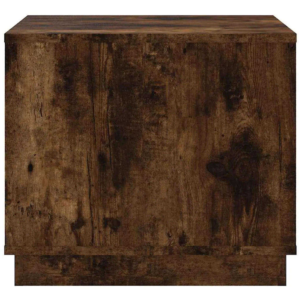 Engineered Wood Coffee Table with Storage in Smoked Oak