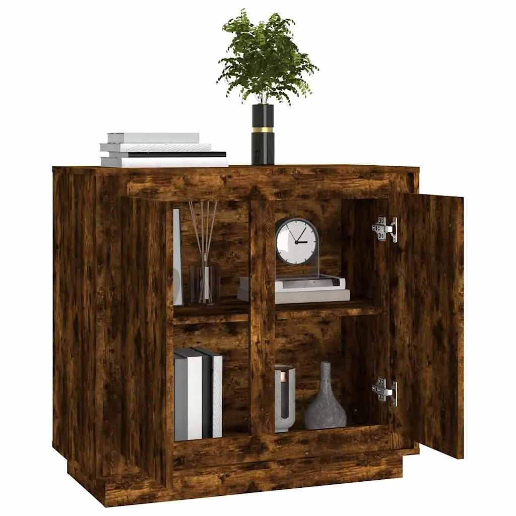 Brown Engineered Wood Sideboard Storage Cabinet