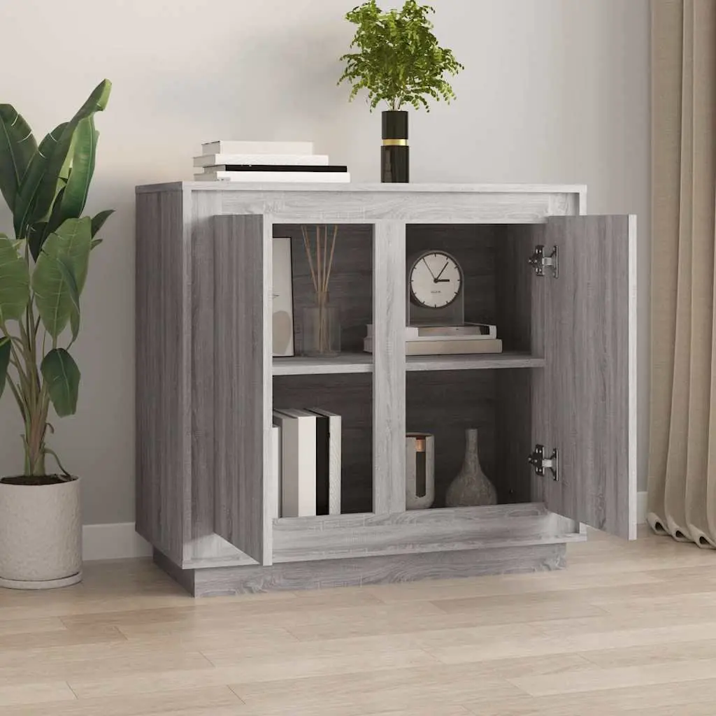 Grey Sonoma Sideboard with 4 Storage Compartments