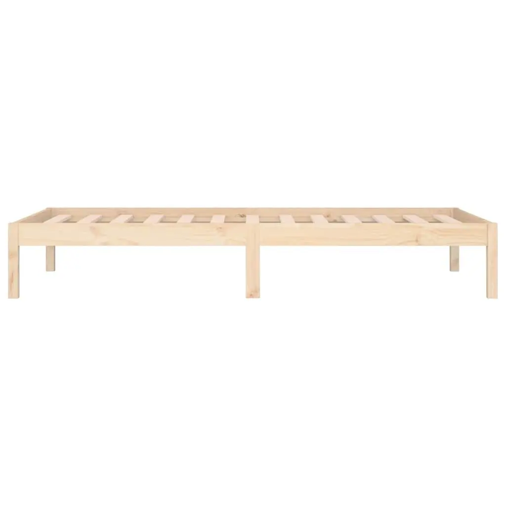 Day Bed Frame Solid Pine Wood 90x190 cm Brown