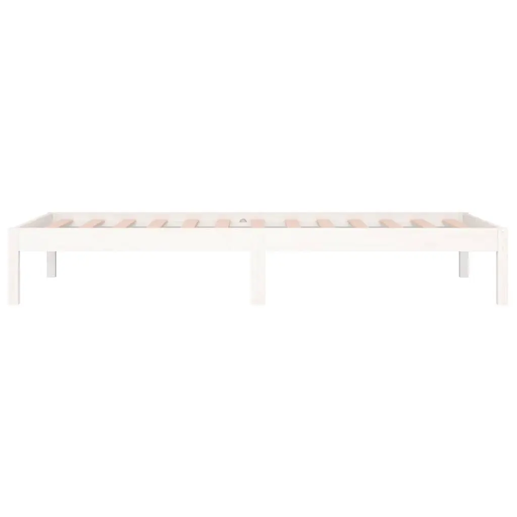 White Day Bed Frame 90x190cm Solid Pine Wood