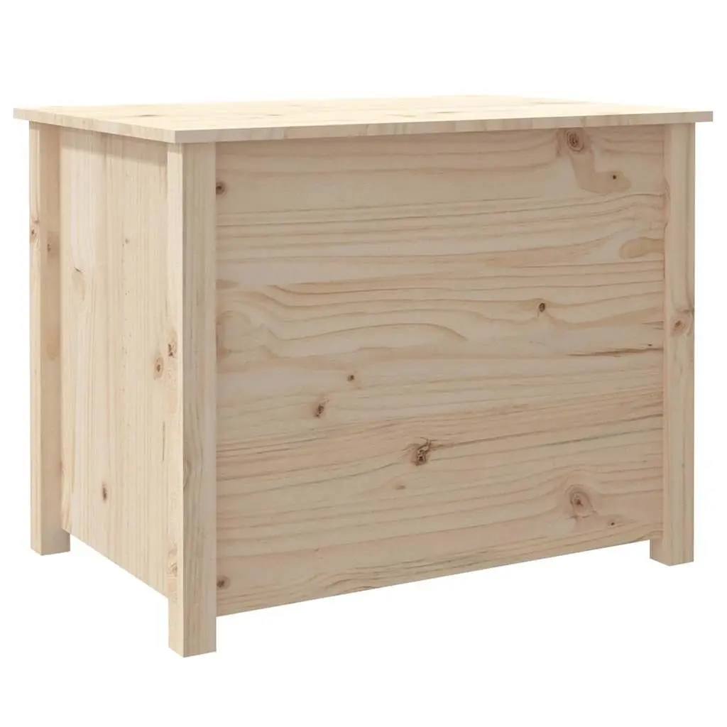 Solid Pine Wood Coffee Table with Storage Compartments