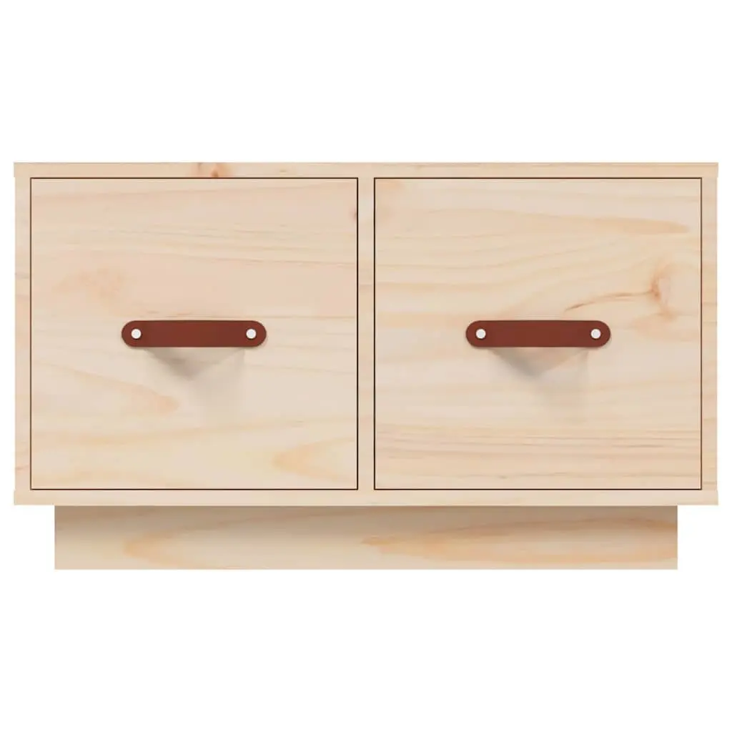 Solid Pine Wood Coffee Table 60x53x35 cm with 2 Drawers