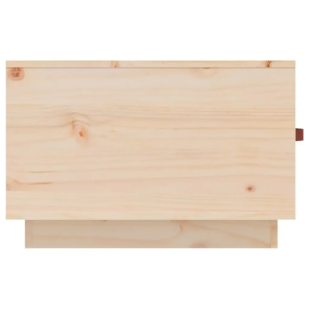Solid Pine Wood Coffee Table 60x53x35 cm with 2 Drawers