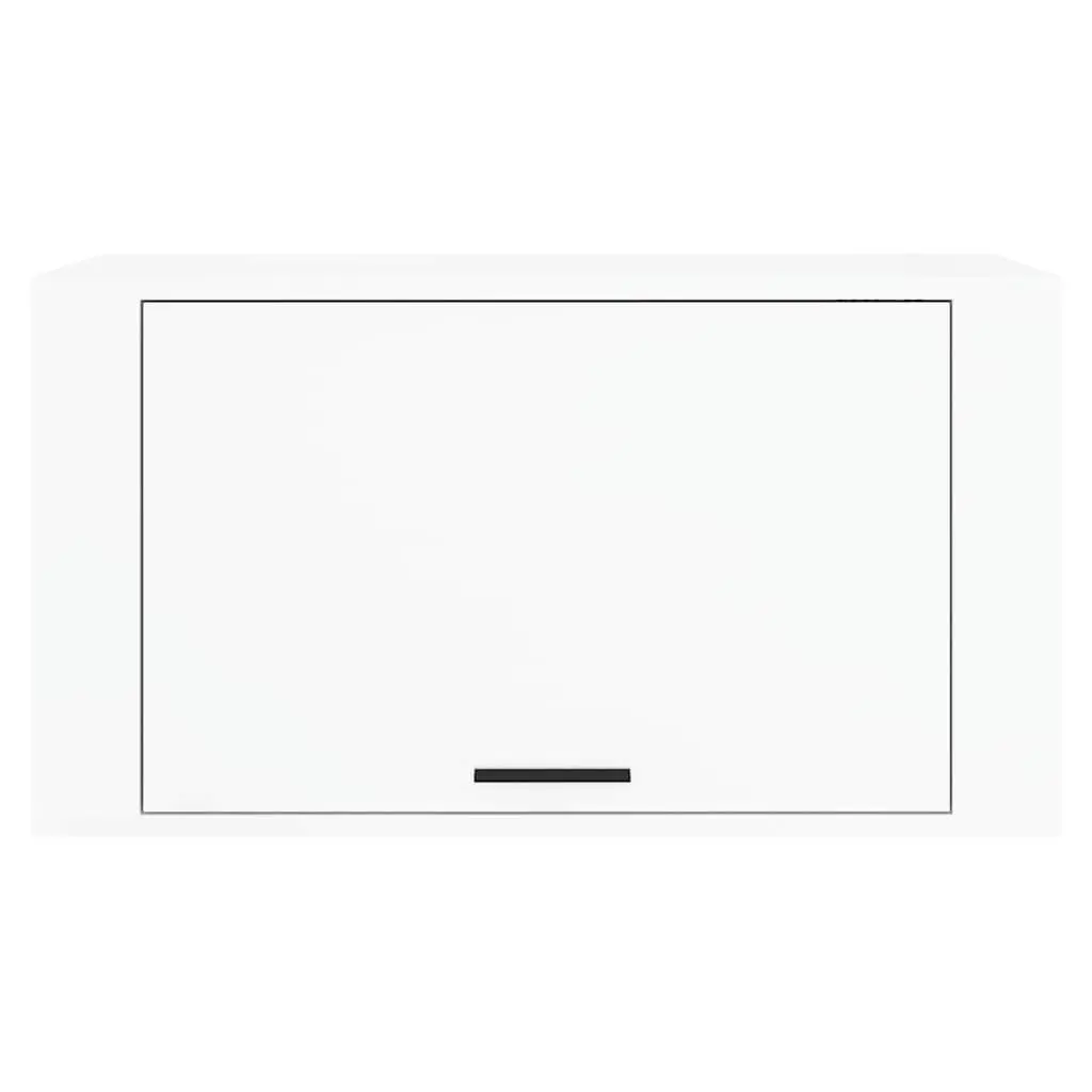 Wall-Mounted Shoe Cabinet in Glossy White
