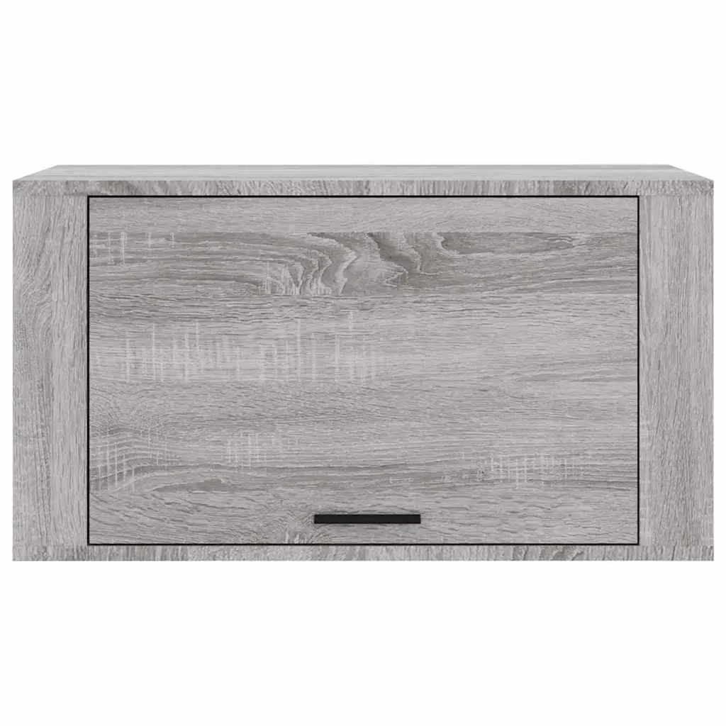 Grey Wall-mounted Shoe Cabinet for Organised Storage