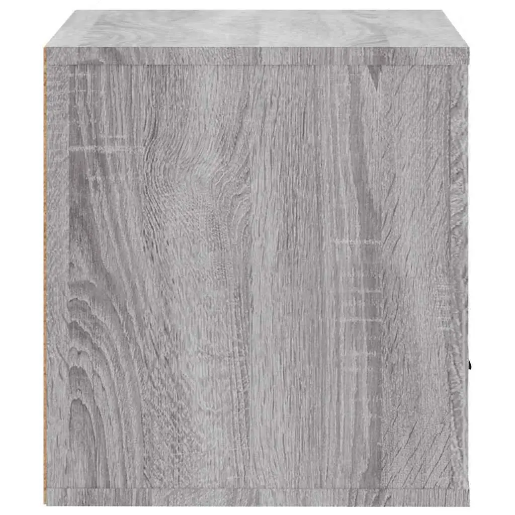Grey Wall-mounted Shoe Cabinet for Organised Storage