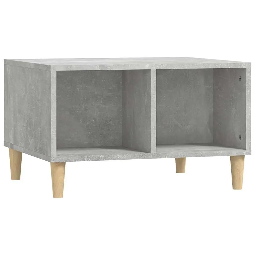 Grey Coffee Table with Storage, 60x50x36.5 cm