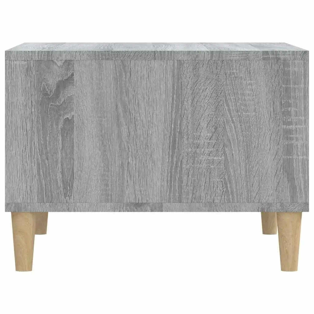 Grey Coffee Table with Storage and Open Shelving