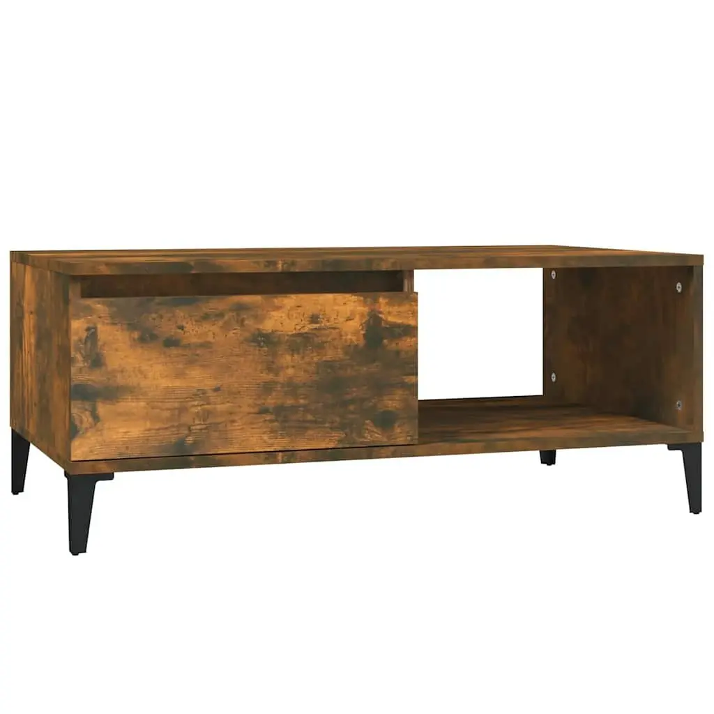 Coffee Table with Storage Drawer and Open Compartment