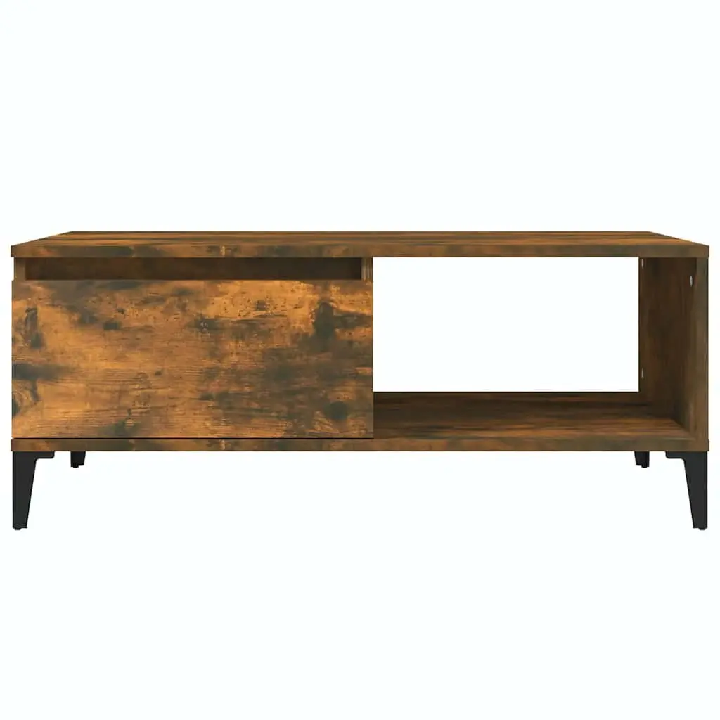 Coffee Table with Storage Drawer and Open Compartment