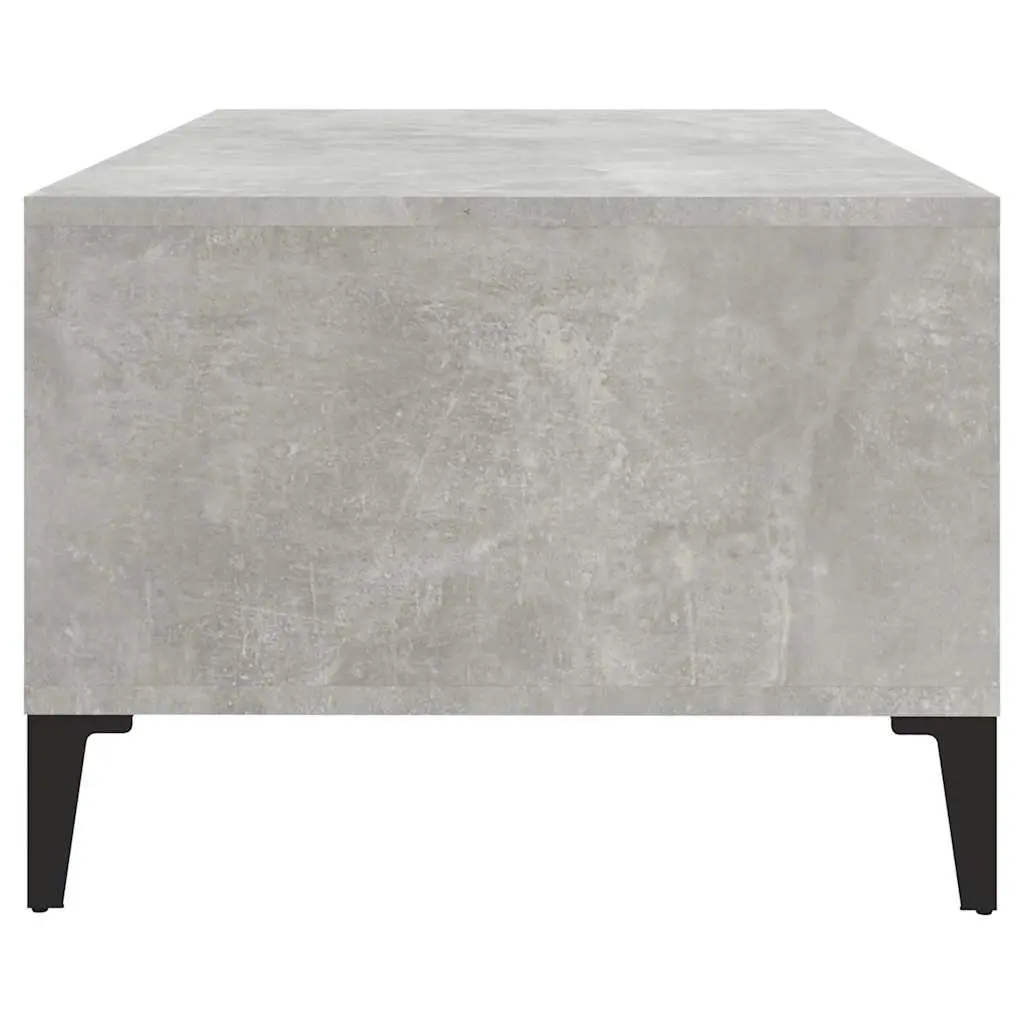 Grey Coffee Table with Drawer and Compartments